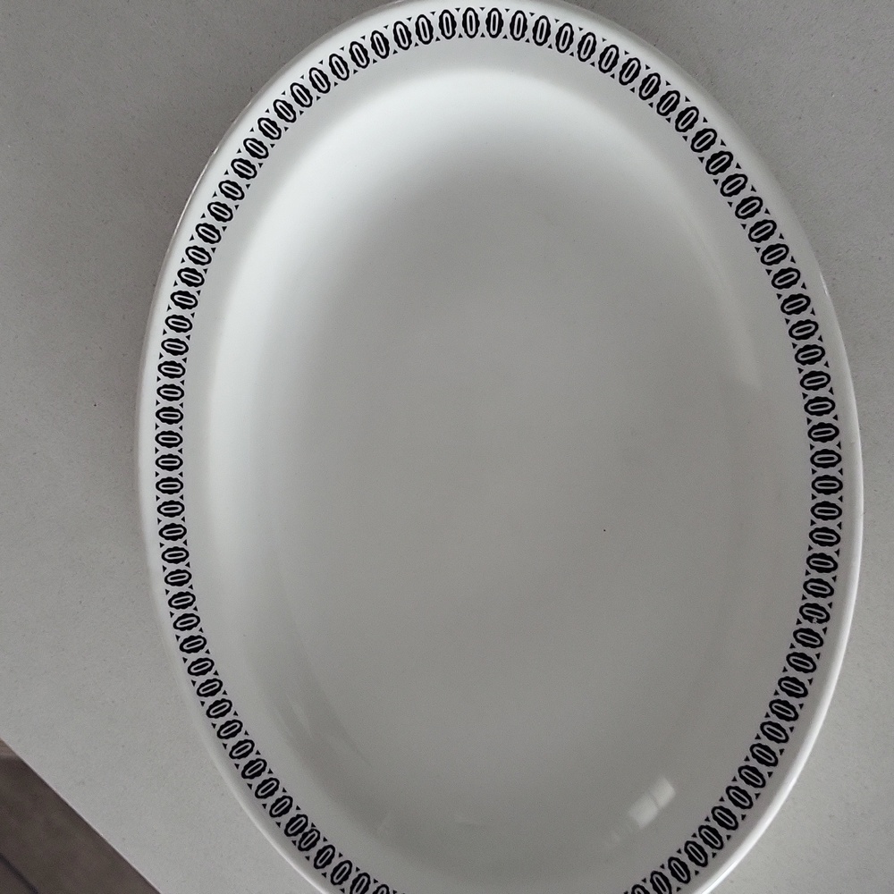 THREE PIECES SERVICE PLATE, STEELITE BY ROYAL DOULTON VINTAGE MADE IN ENGLAND